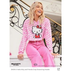 SHEIN X HelloKitty crop top
